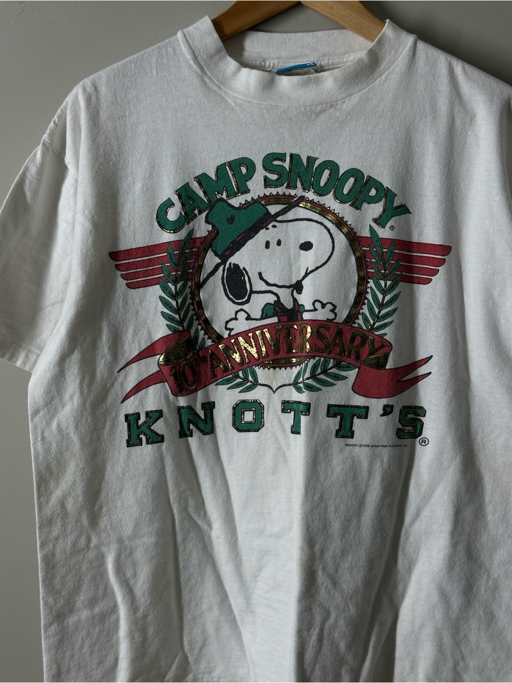 Vintage Peanuts Camp Snoopy Tee - Picture 2 of 3